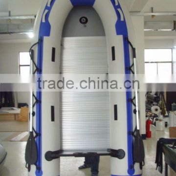 Blue&Grey>>Aluminum>>PVC Inflatable boat