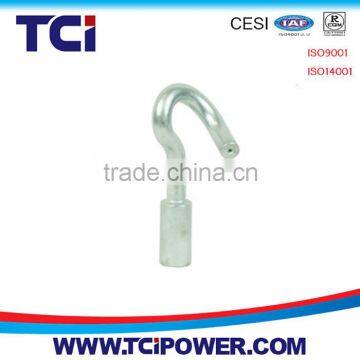 Flexible design PIG TAIL type porcelain insulator fitting for power