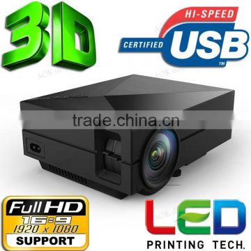 Support 1920*1080 Mrco Led projector Home Theater Proyector beamer Support HDMI VGA AV USB 1080P Digital projetor/proyector