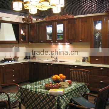 solid wood kitchen cabinet manufacture high quality