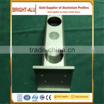 Shinny anodizing natural aluminum profile used for sound system audio equipment with SGS certificate