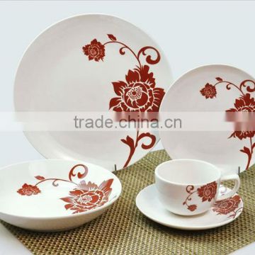 High quality european style porcelain dinnerware set