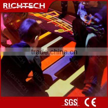 Richtech full color interactive sensory flooring for dancing