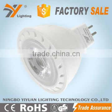 GU5.3 led bulb light MR16AP-COB 7W 560LM CE-LVD/EMC, RoHS, Approved Aluminium Plastic housing