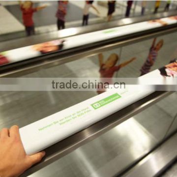 Vinyl stickers , Escalator handrail advertising film