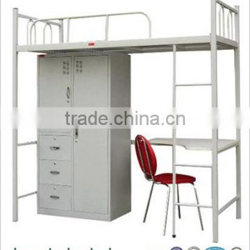 Cheap School Furniture Domitory Metal Double Deck Bed Designs