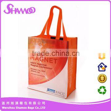 ASD2015A007Recycled eco waterproof cheap folding non-woven shopping bag