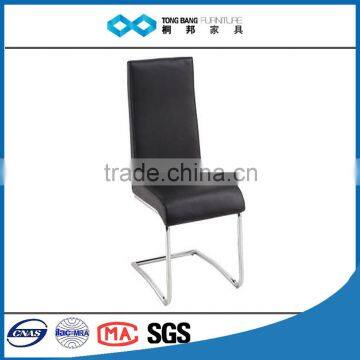 TB black leather metal pu chair for room