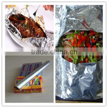 aluminum household foil roll for food packing