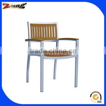 ZT-1175C Aluminum quality WPC wooden chair