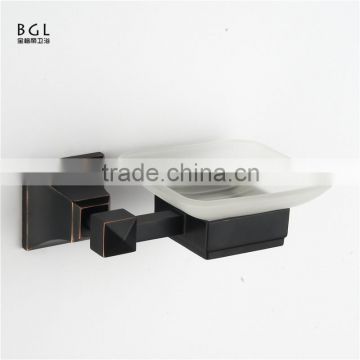 wall finished for bathroom square ORB finishing zinc alloy soap holder