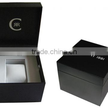 Black Paper Watch Box
