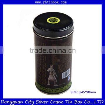 Round metal tin coffee canister sets