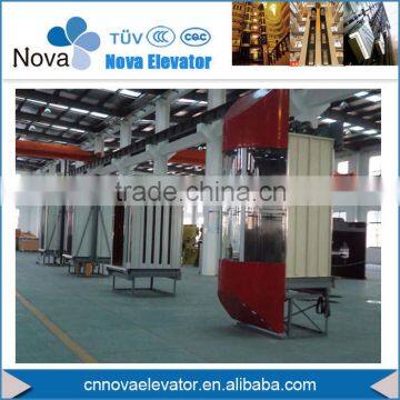 Gearless Traction Machine Drive Sightseeing Elevator, 800-1000kg,1.0m/s-1.75m/s