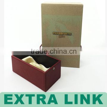 Alibaba China Supplier Trade Assurance Wholesale Leather Wine Bag