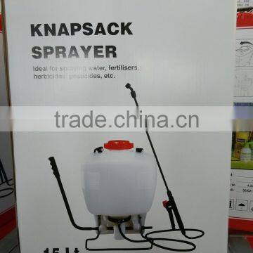 TOP Quality hand 15 liters agriculture knapsack sprayer