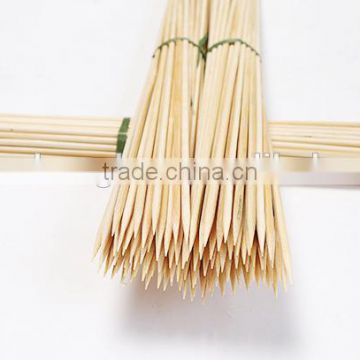 HY Factory Wholesale Natural BBQ Use 5.0mm*50cm bamboo skewers or bamboo sticks