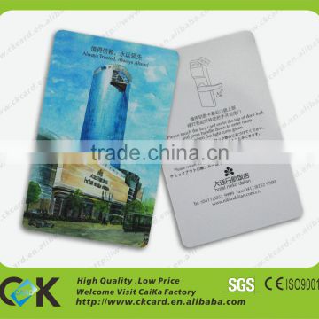wholesale very popular custom printing hotel door lock card
