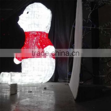 Christmas bear in stock hot wholesae super bright led teddy bear light