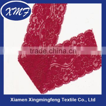 clothing red decorative wide lace