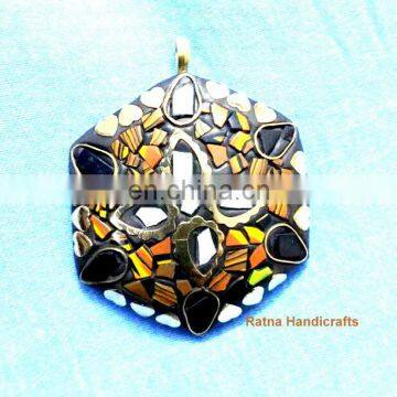 New carved pendant for Fashion Jewellery RH-FJC007