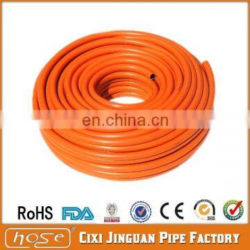 Italy Standard 9X15MM Orange PVC LPG Gas Flexible Hose, Gas Flexible Hose Pipe, Gas Grill Hose