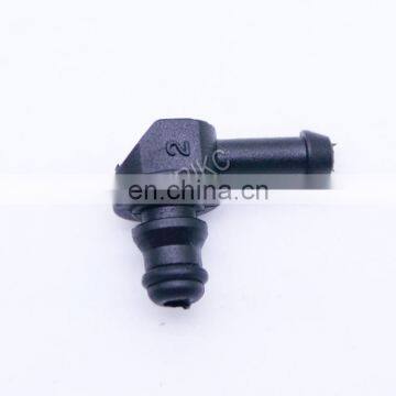 ERIKC Diesel Injector Assy Return Oil Backflow Plastic Two-way Joint Pipe for 110 Series 10pcs