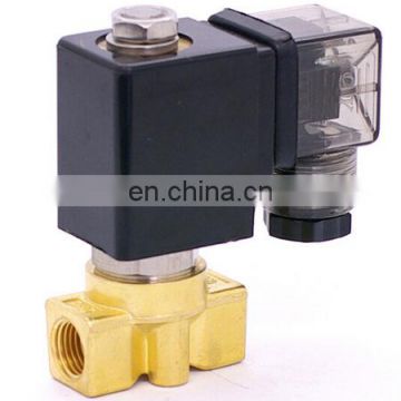 PU-04 Wiring type DC 24V 0~10bar 2/2 way direct acting NC brass G1/4" bsp steam solenoid valve FKM Seal orifice 4mm