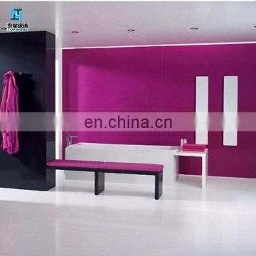 6mm tempered decorative colorful lacquered back painted glass for kitchen