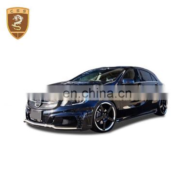 W176 RoWen Style Fiberglass Big Body Kit Wholesale 2013-2015 For Mercedes Bens A Class