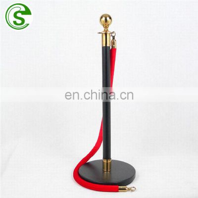 Queue Line Stand Rope Barrier Retractable Belt  Crowd Control Barrier Stainless Steel Straight Barrier