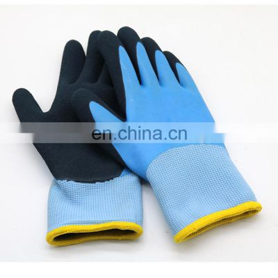 HY Two Liner Thermal Freezing Gloves Ice Snow Activities Power Grip Nitrile Coated Glove Doumei Suitable For -30 To -40