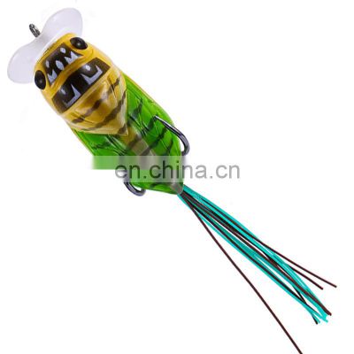 High quality saltwater artificial bait fishing lure frog bait for outdoor fishing