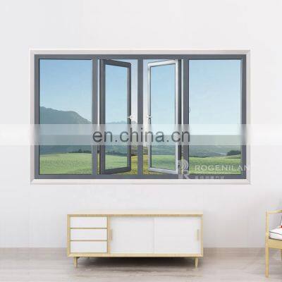 Customised luxury aluminum frame window to balcony
