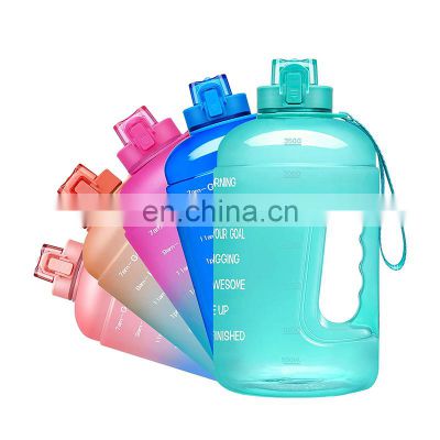 hot selling 32oz custom protein glitter large capacity wide mouth colorful water bottle carrier half gallon