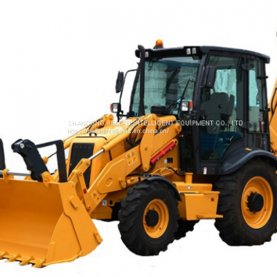 8Ton Chinese New Rc Backhoe Wheel Loader  With Excavator