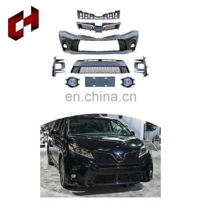 CH New Arrival Assembly Rear Diffuser Trunk Wing Brake Light Kit Retrofit Body Kit For Toyota Sienna 2011-2016 To 2018