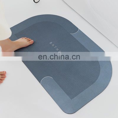 Skymoving Wholesale Printed Earth Bath Mat Super Absorbent Bath Mat Quick Drying