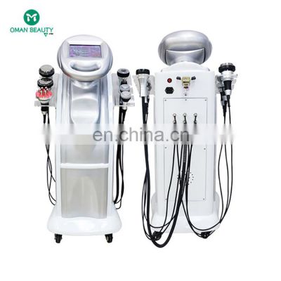 ultrasound cavitation machine stand rf 80k cavitation 6 in 1 for face and body beauty instrument 4d cavitation slimming machine