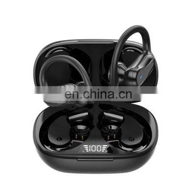 CR-i27 Ear Hook Led Display Bt Earphone 5.0 Waterproof High Tech Earhooks Earbuds