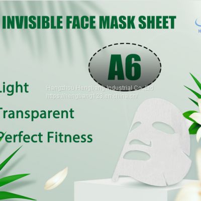 Invisible Face Mask Sheet A6 Or Facial Mask Nonwoven Fabric