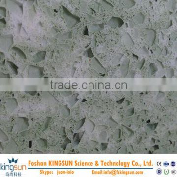 Foshan kingsun direct selling quartz stone slab /12mm to 35mm thickness artificial quartz stone