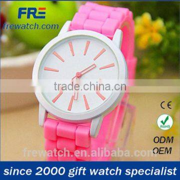 china manufacture customize cheap silicon watch for the promotion low price watch factory