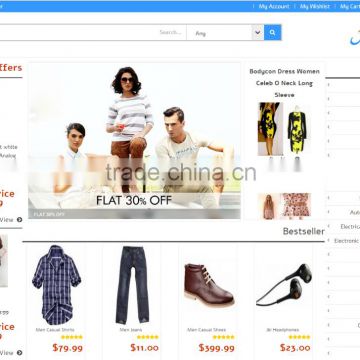 Ecommerce shopping website Design and Website Development
