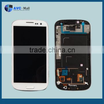 alibaba express LCD display & digitizer assembly w/frame for Samsung galaxy S3 I9300 white