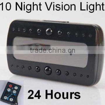 New 5.0M 1080P clock camera Motion detection Remote control video recording for 24 hours IR clock hidden camera dvr