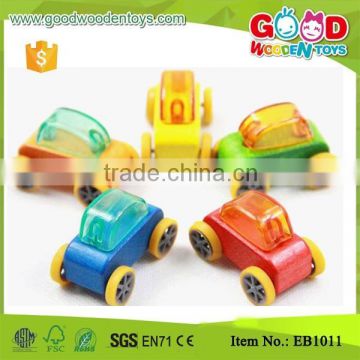 On Sale Colored Kids Small Craft Wooden Car Toy