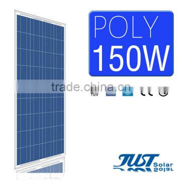 High quality 150 watt polycrystalline solar panel for home solar panel kits paneles solares with CE Tuv