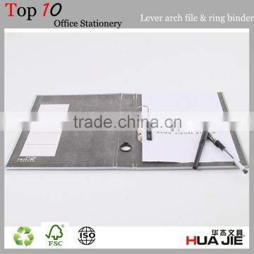 PVC cardboard lever arch file folder 2 ring binder