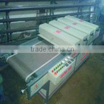 UV Curing System with 3 UV and IR Lamps
